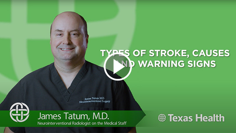 Types of Strokes Explained by Dr. James Tatum