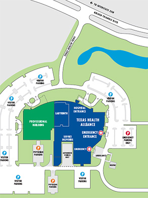 Texas Health Alliance Campus Map