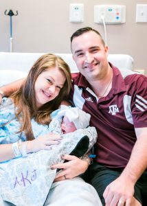 Knight Family with new baby