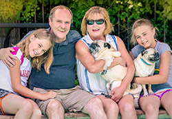 George Humphrey and family