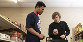 Two Boys Shopping