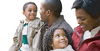 Parents with kids