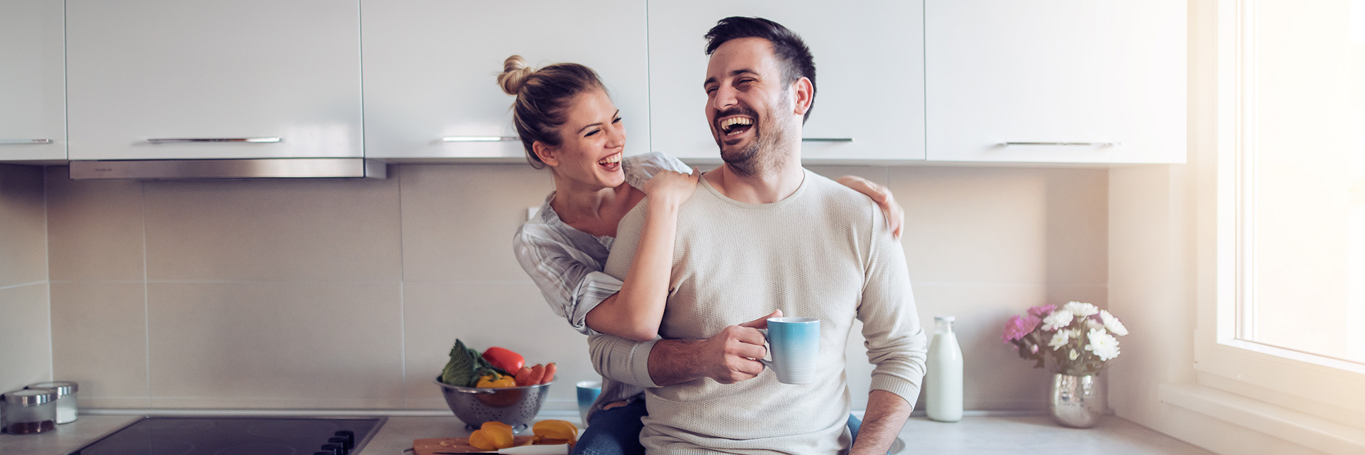 Couple in Kitchen