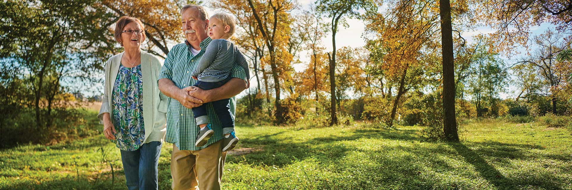 Grandparents with child