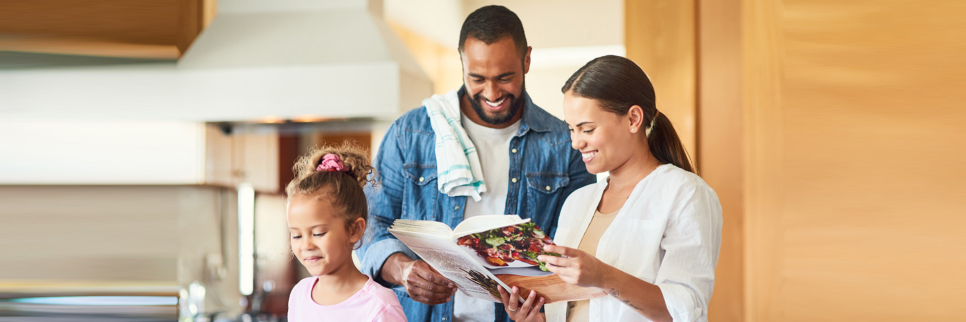 Family reading cookbook