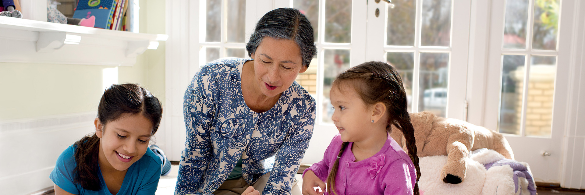 Grandma with Granddaughters