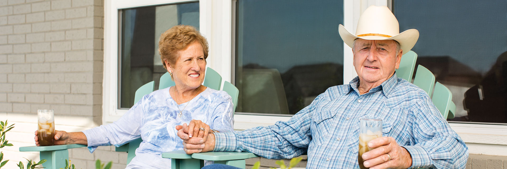 Couple Sitting on Porch