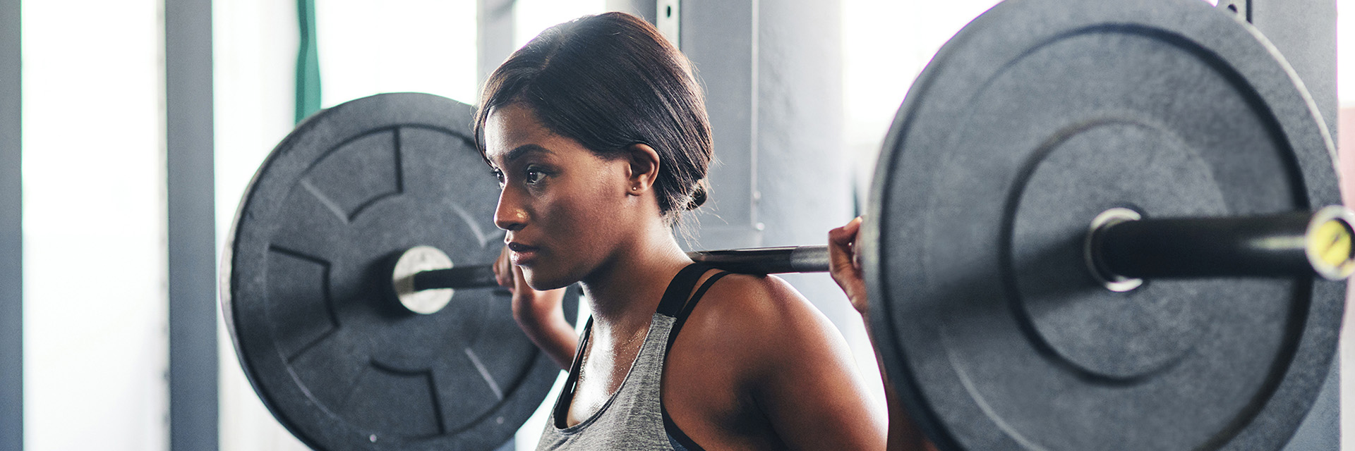 Woman working out