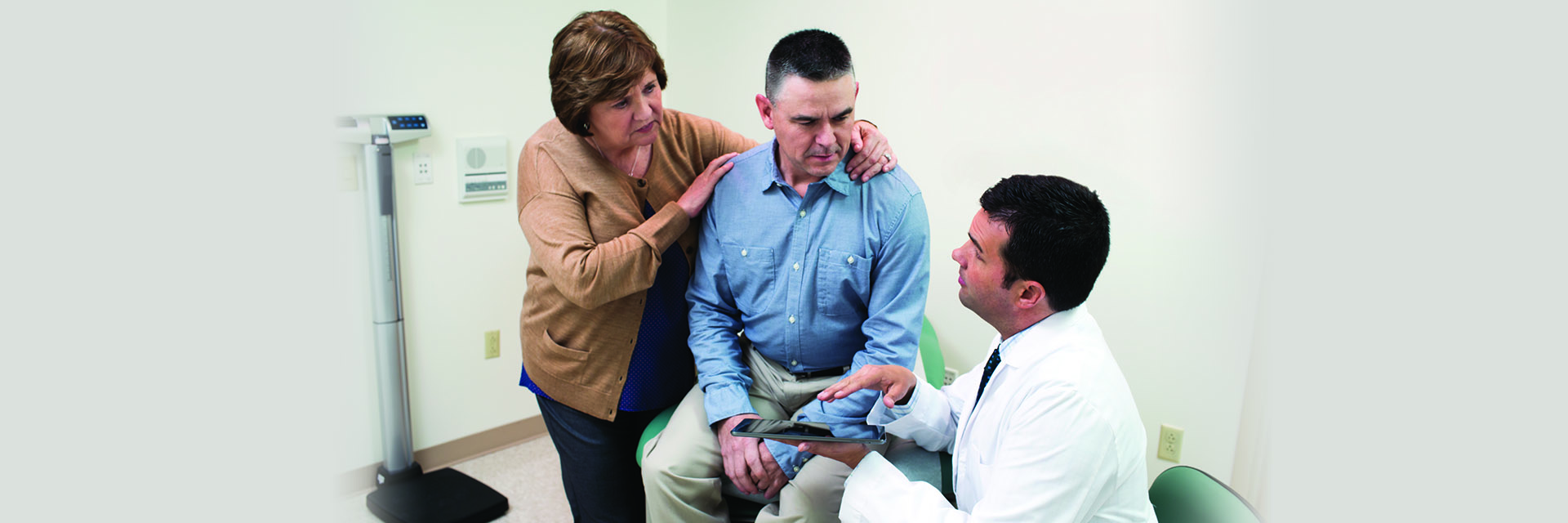 Male Patient Talking to His Doctor
