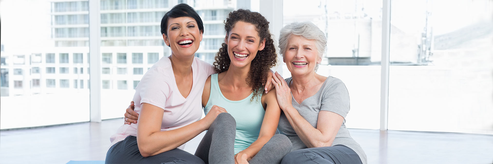 Three Women Sitting