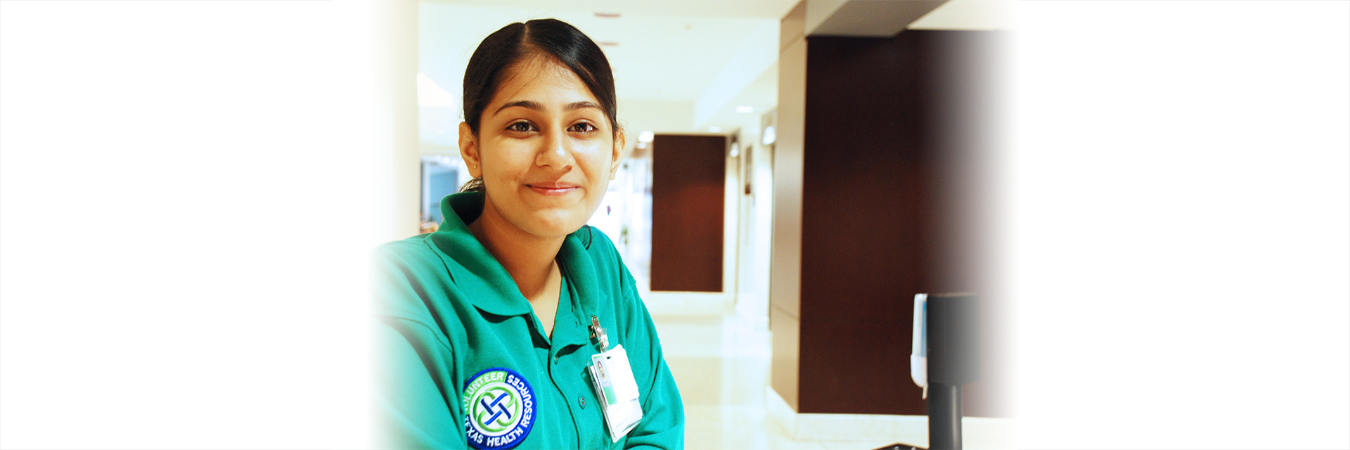 Smiling Volunteer