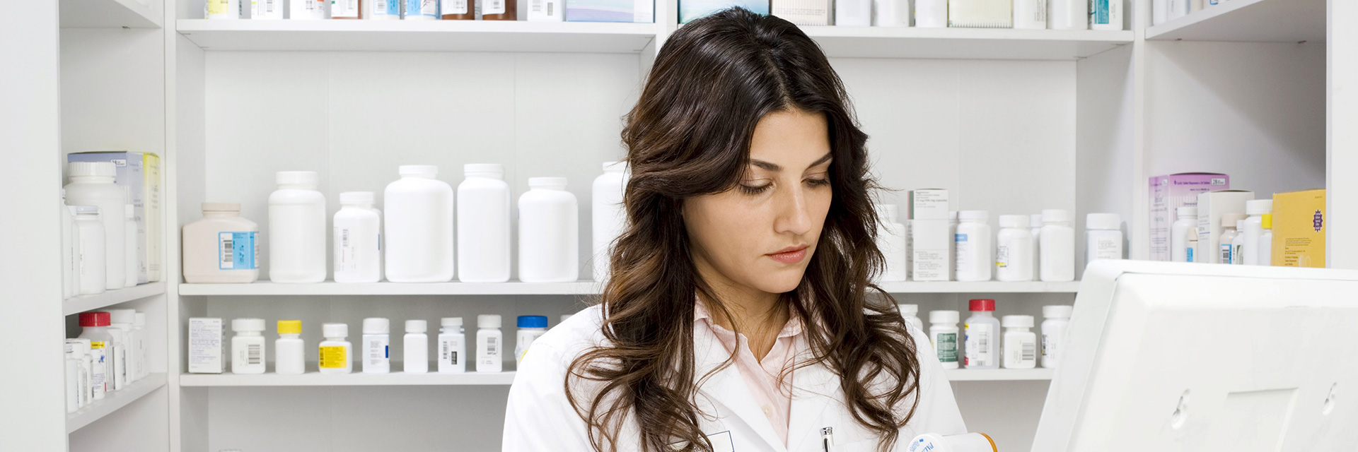 Pharmacist on Computer