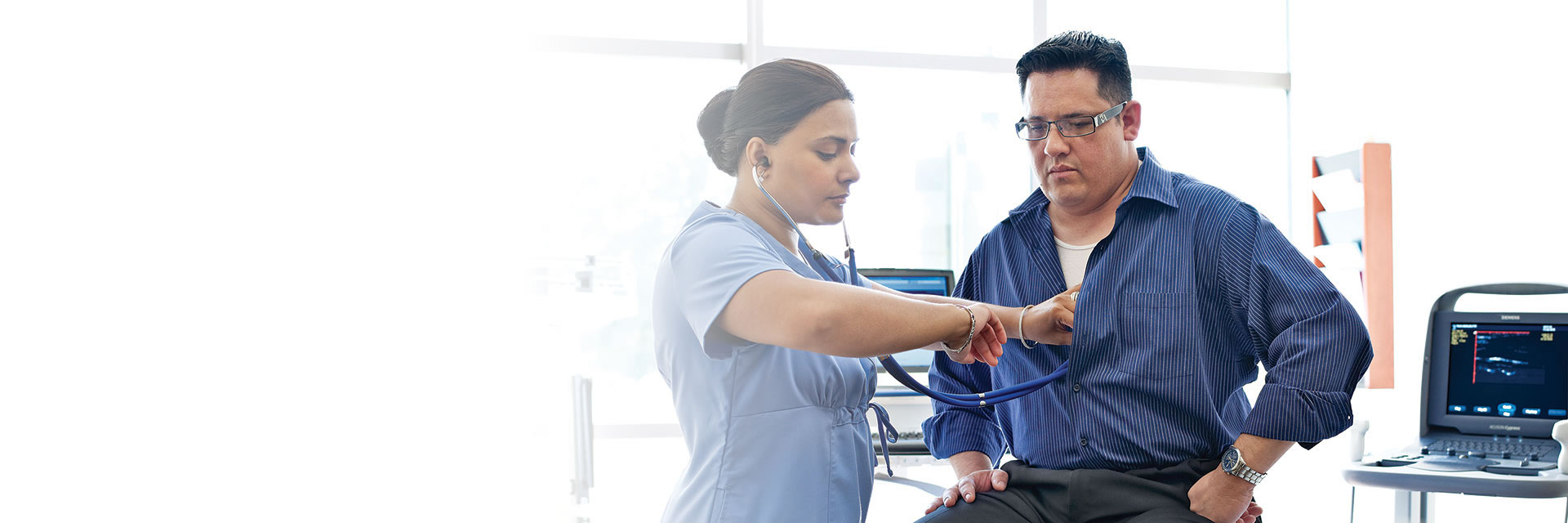Female Physician with Male Patient