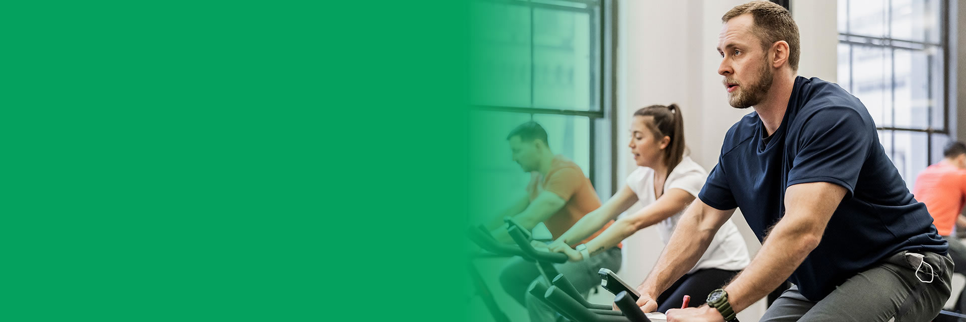 Group on Exercise Bikes