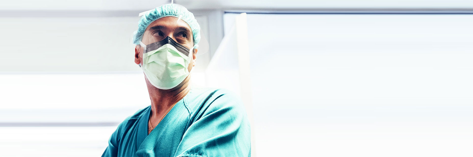 Provider with mask