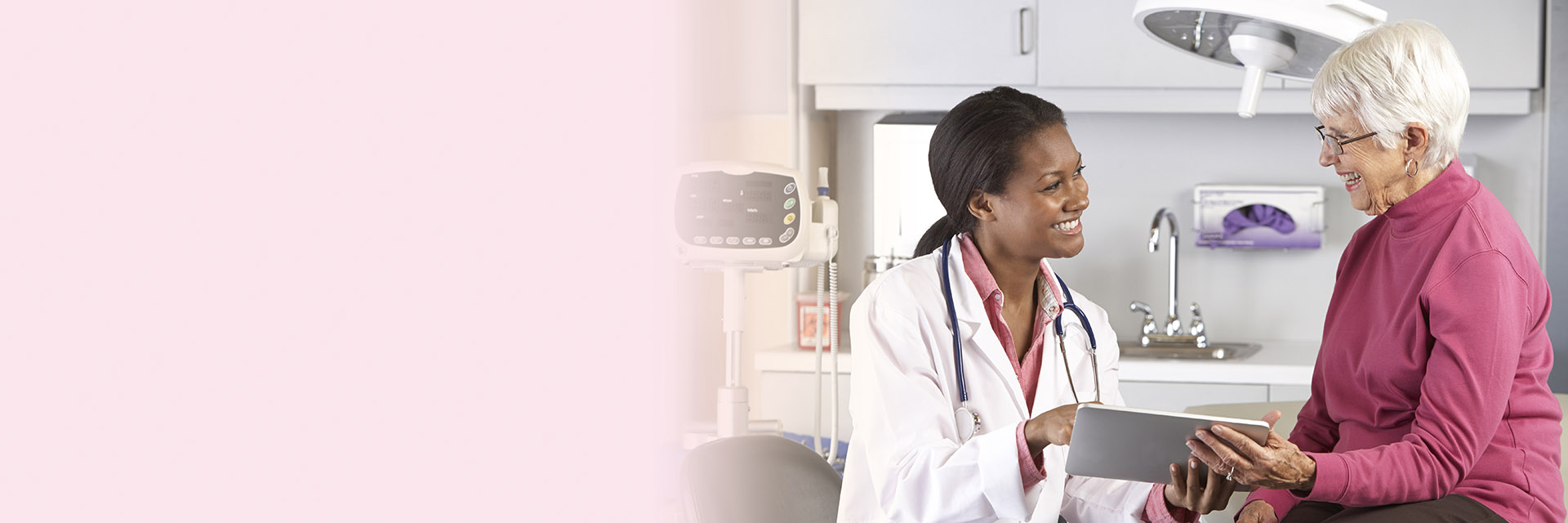 Physician Having Discussion with Senior Patient