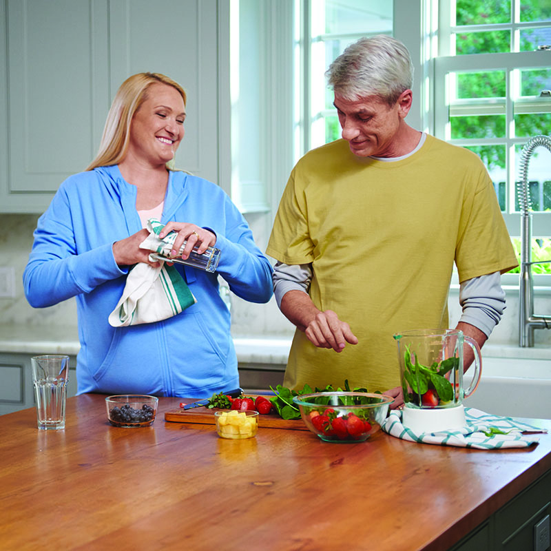 Couple Making Smoothies