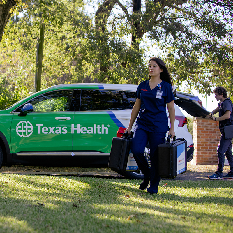 Provider with DispatchHealth car