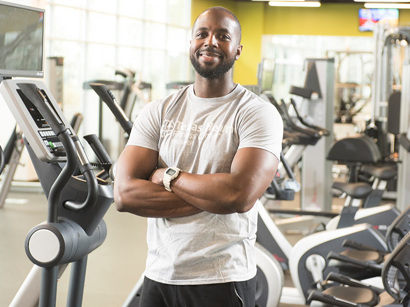 Man at gym