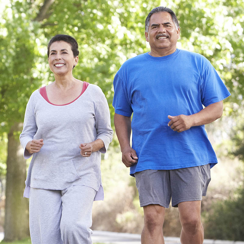 Mature Couple Jogging