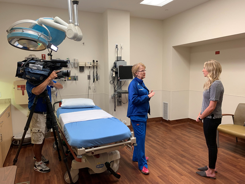 Texas Health HEB ER Nurse interviewed by CBS 11