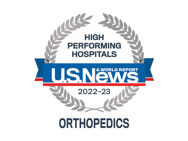 U.S. News & World Report Orthopedics Award