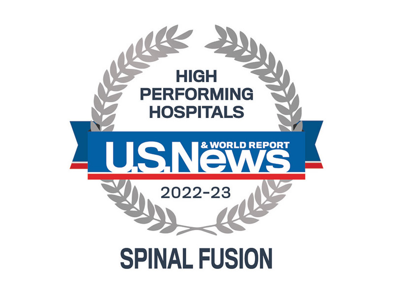 U.S. News & World Report Spinal Fusion Award