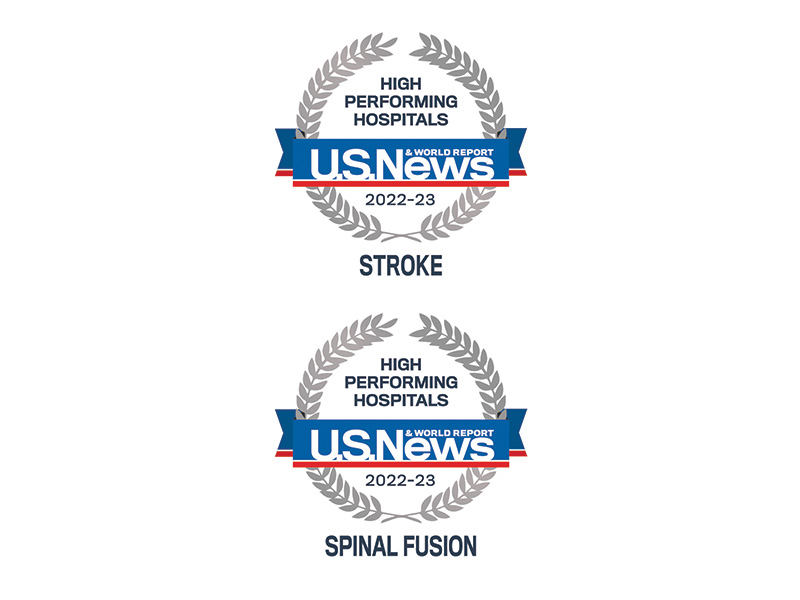 U.S. News & World Report Stroke and Spinal Fusion Award