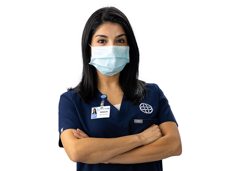 Provider with mask