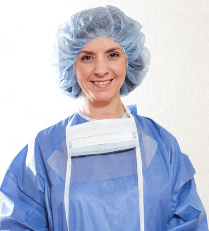 Provider with mask