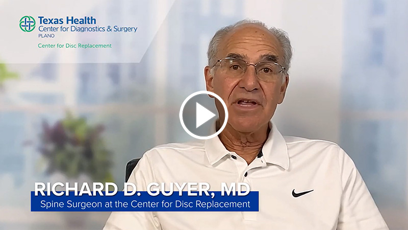 What is recovery time for artificial disc replacement surgery?