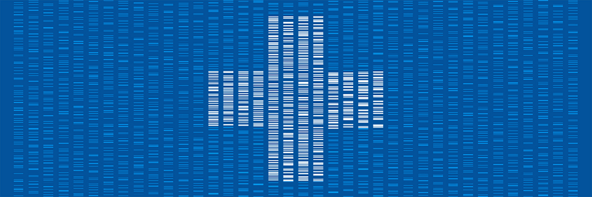 Graphic - white cross on blue background