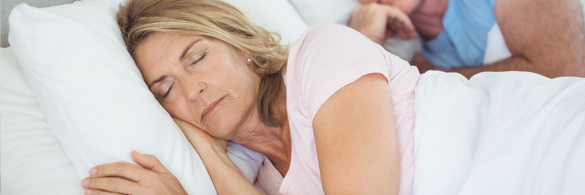 Mature woman sleeping