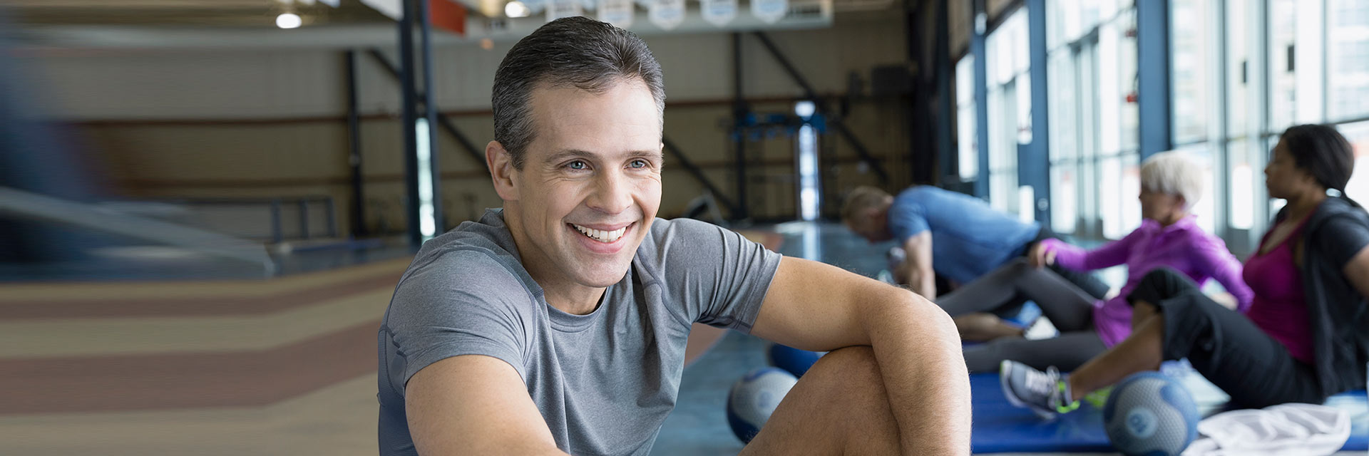 Man at gym