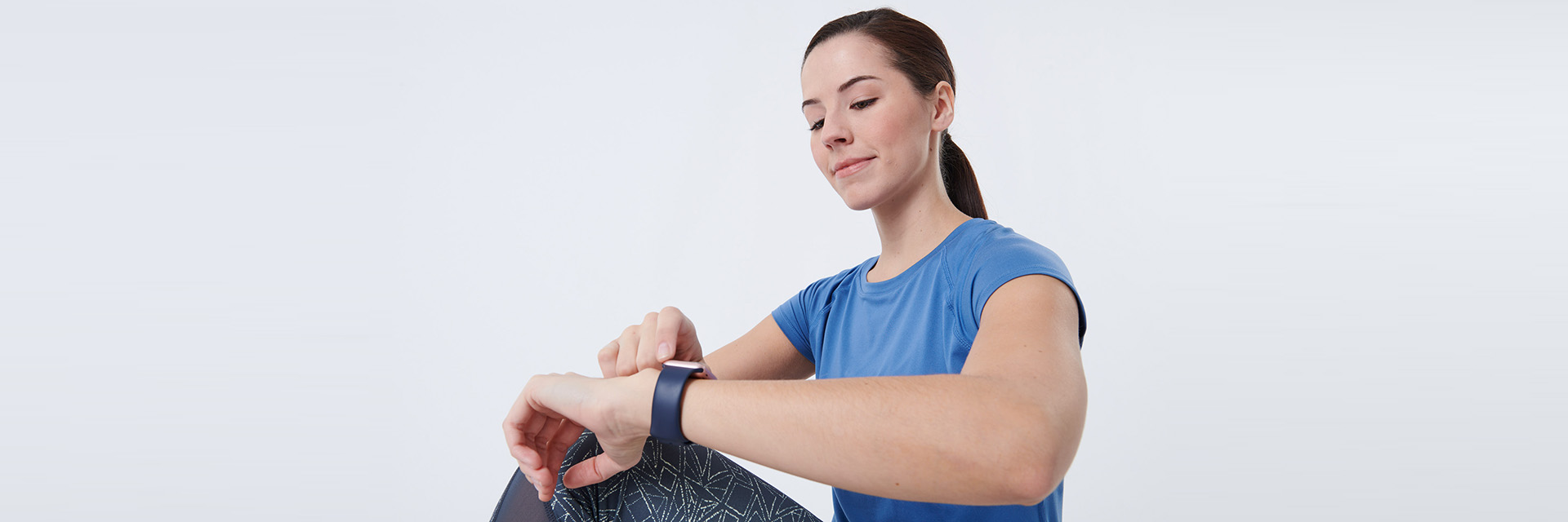 Young Woman Athletic Watch