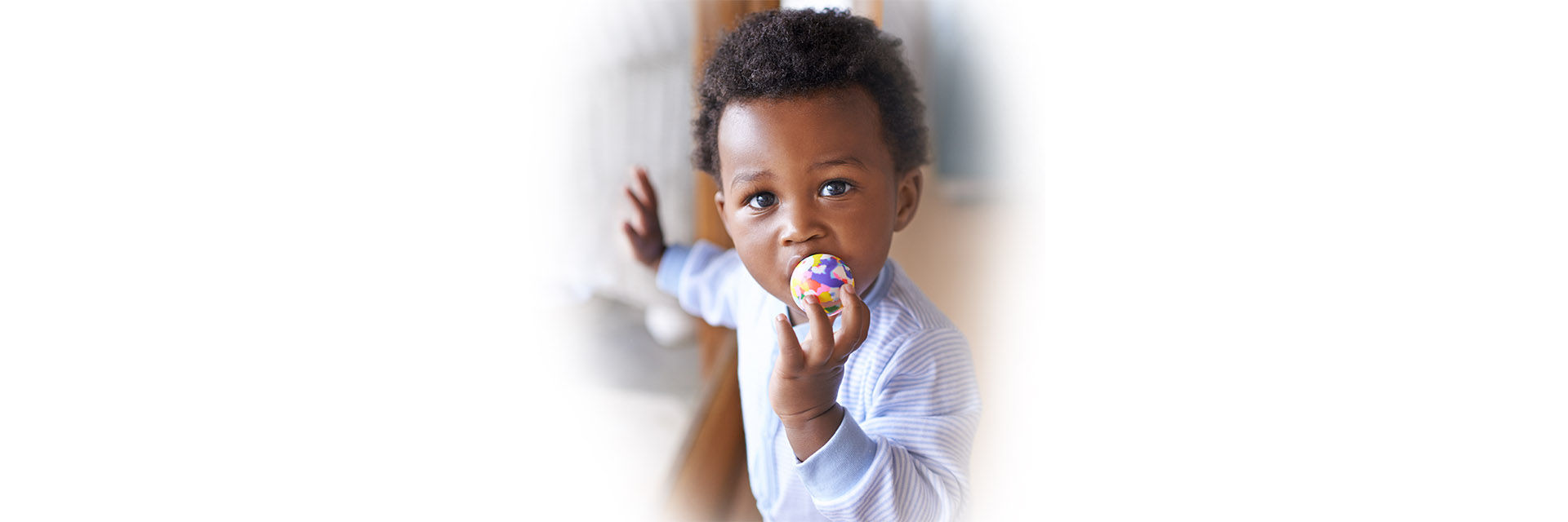Little boy by a window