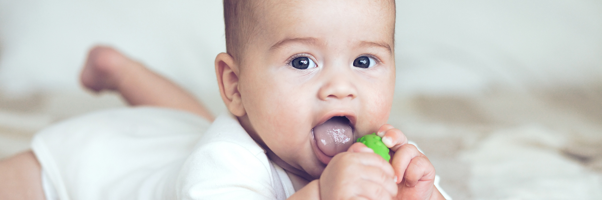 Baby boy on tummy time
