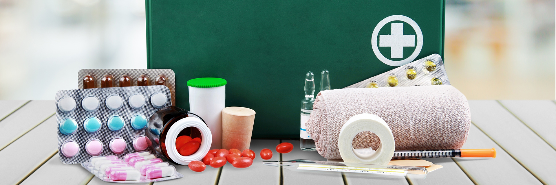 Medicine and first aid kit