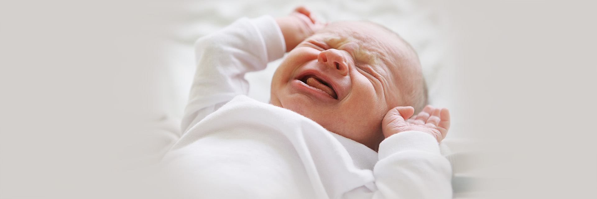 Newborn baby crying