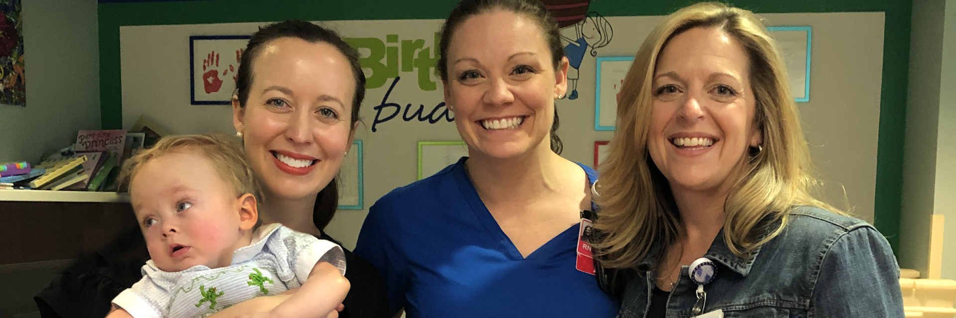 Baby Rhett with family