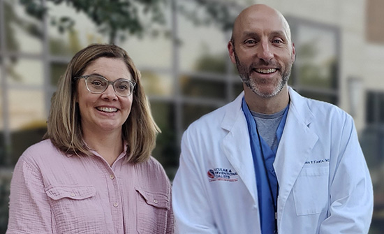 Tiffany Rubenkoenig and Matthew Fiesta, M.D.