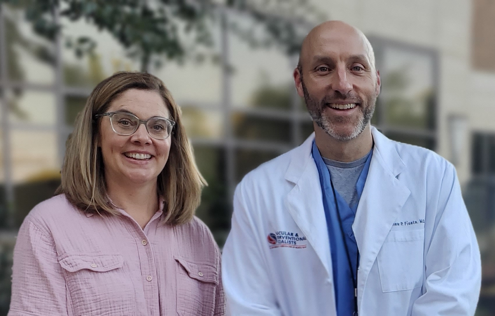 Tiffany Rubenkoenig and Matthew Fiesta, M.D.