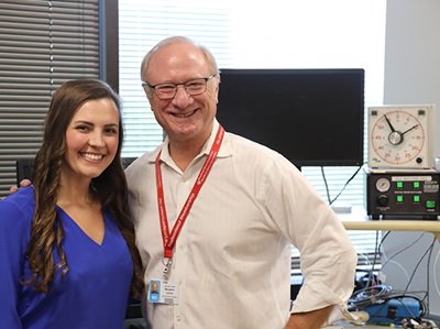 Julie Christoph and Dr. Benjamin Levine