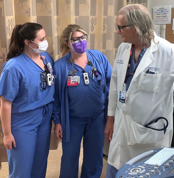 Morgan Brooks, Michelle Magallon and Dr. Bannie Tabor