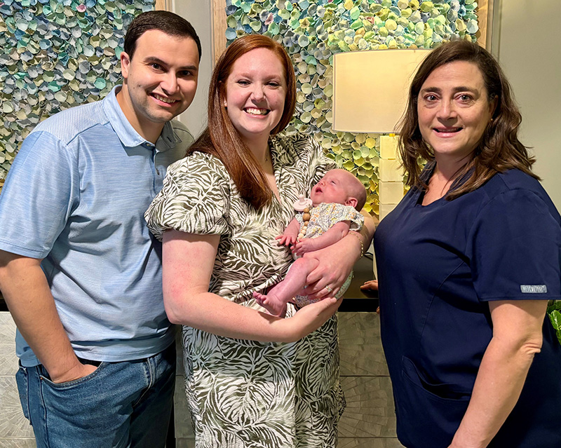 Cameron and Stephanie Pipes with Dr. Angel Cameron and Stephanie Pipes with Dr. Angel