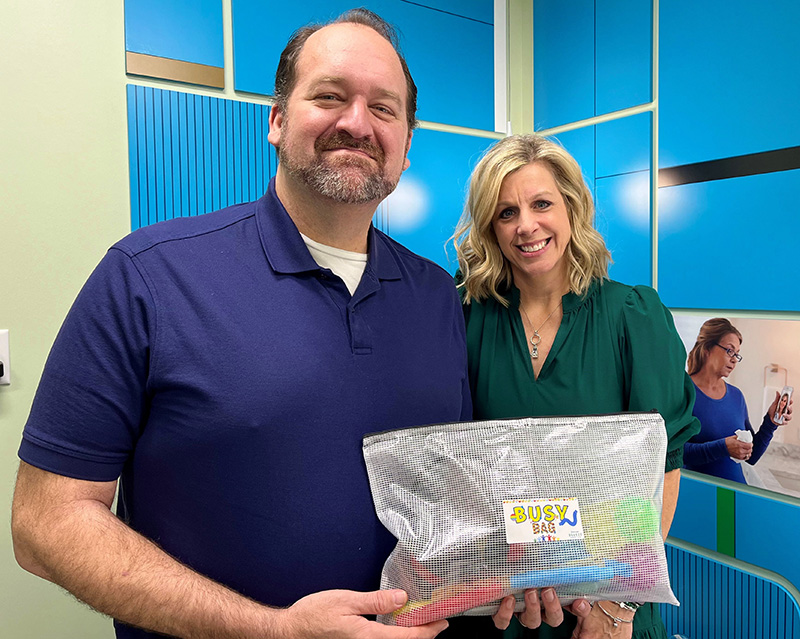 Russell Tefertiller and Jen Follis