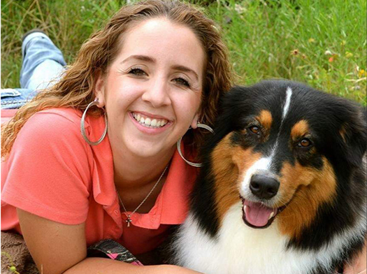 Lyndi Hanna with Annie