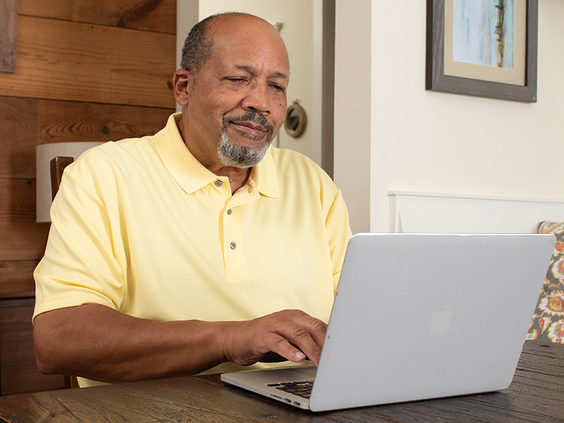 Man on laptop