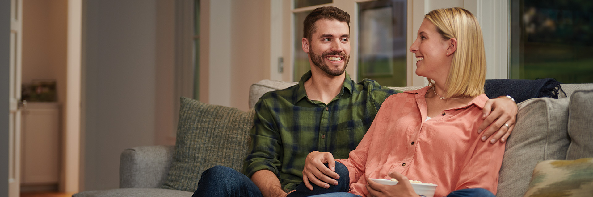 Couple on couch