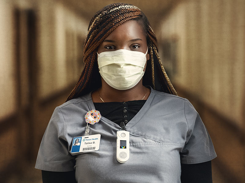 Nurse with mask